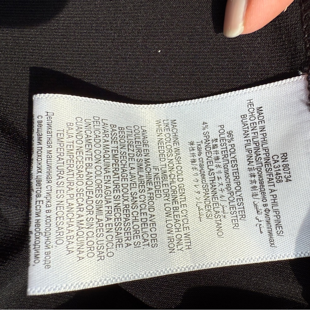 BCBGeneration Black Mini Sundress Spaghetti Strap - Picture 14 of 15